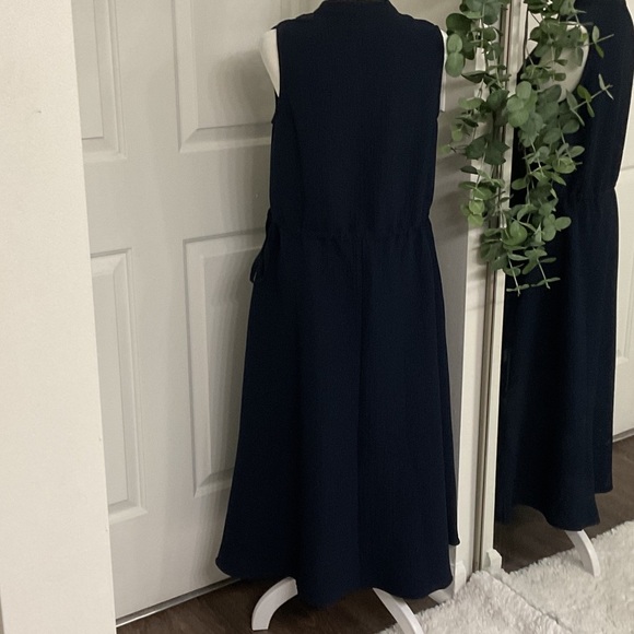 Anne Klein Royal Blue Midi Dress SIZE 2 - Picture 4 of 8